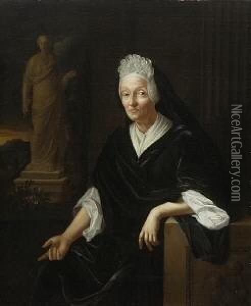 Bildnis Einer Alten Dame Oil Painting - Pieter van der Werff