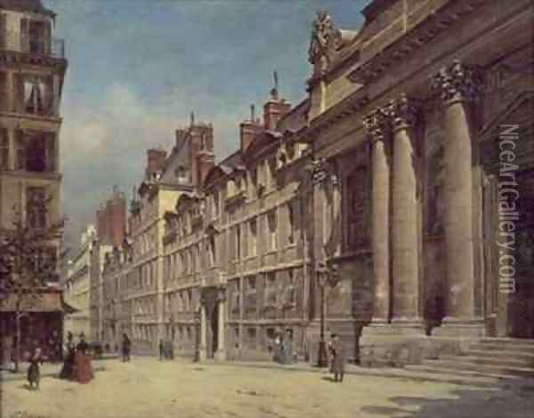 La Sorbonne Oil Painting - Paul Joseph Victor Dargaud