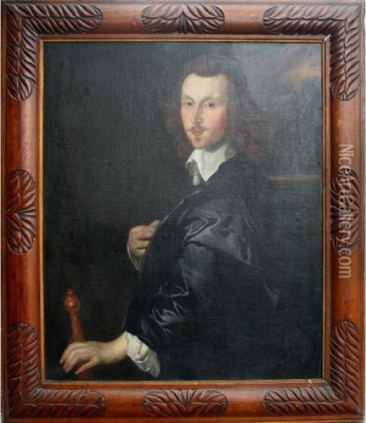 Portrait Of A Gentleman Oil Painting - Robert Walker