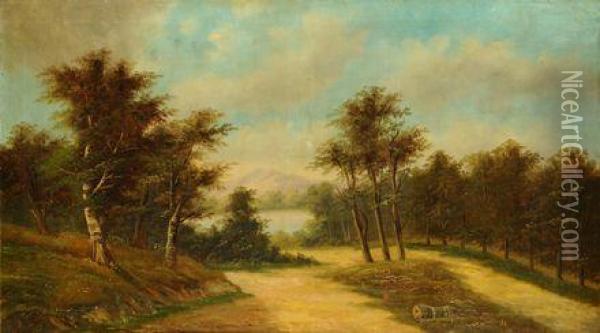 Paesaggio Oil Painting - George Percy Jacomb-Hood