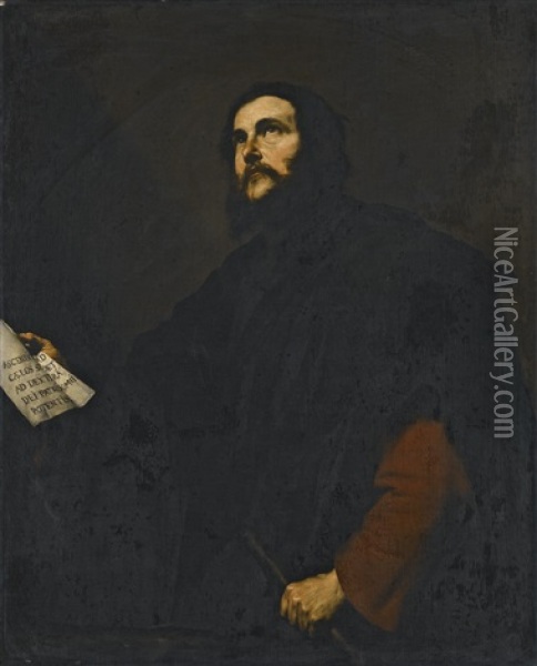 An Apostle Oil Painting - Jusepe de Ribera