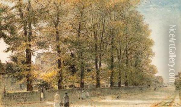 October At Westham, Pevensey, Kent Oil Painting - Albert Goodwin