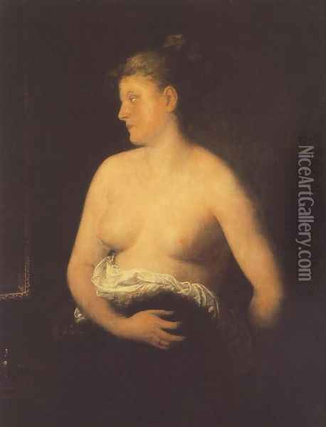 Nude 1873 Oil Painting - Mor Than
