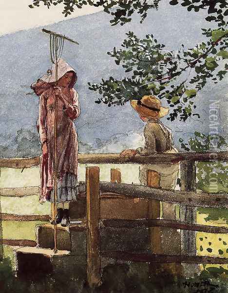 Spring Oil Painting - Winslow Homer