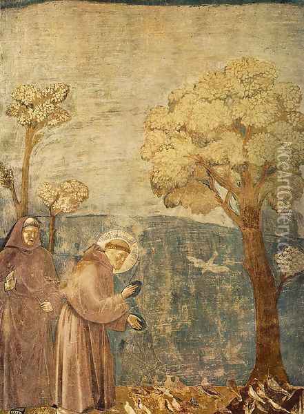Legend of St Francis Oil Painting - Giotto Di Bondone