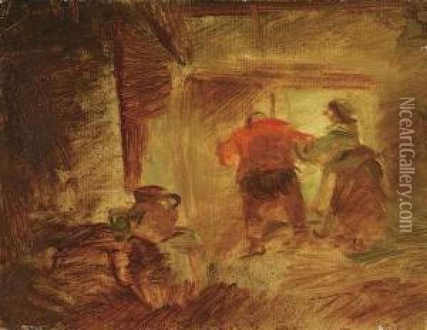 Der Trunkenbold Oil Painting - Wilhelm Busch