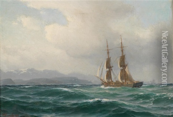 Maritime Painting Oil Painting - Carl Emil Baagoe