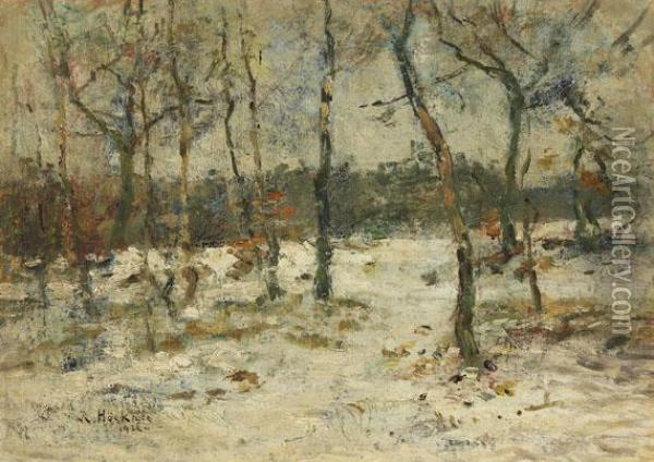 Winterlandschaft Oil Painting - Rudolf Hockner
