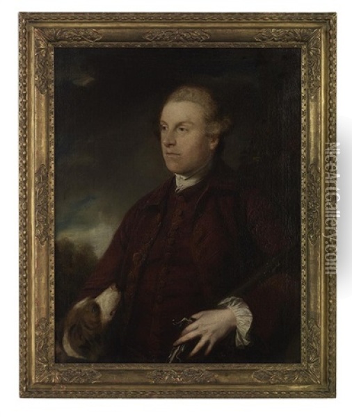 Portrait Of William, Lord Pulteney Oil Painting - Joshua Reynolds