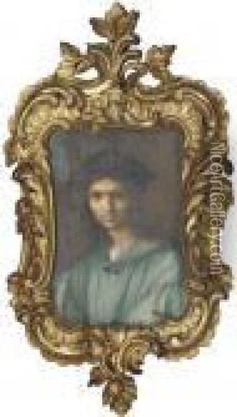Self-portraits Oil Painting - Raphael (Raffaello Sanzio of Urbino)