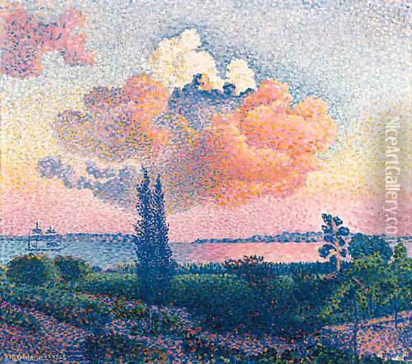Le nuage rose Oil Painting - Henri Edmond Cross
