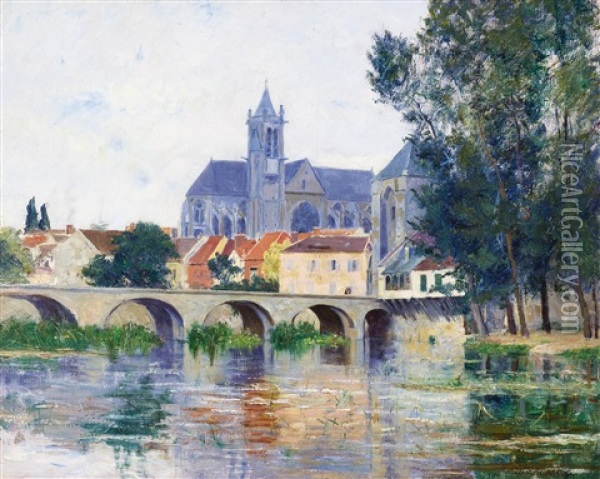 Moret Sur Loing Oil Painting - William Lamb Picknell