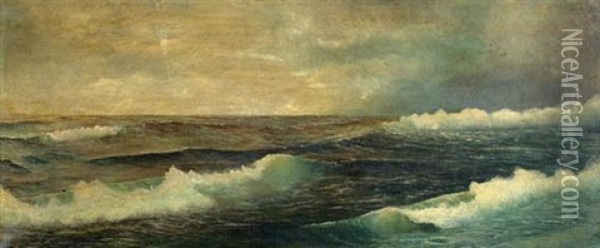 Seascape Oil Painting - George Hollingsworth
