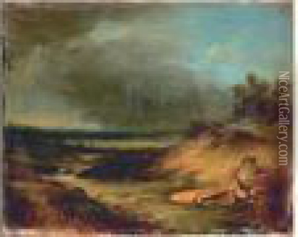 Paysage Oil Painting - Ciceri, Eugene