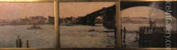 View Of St. Louis Oil Painting - Paul Cornoyer