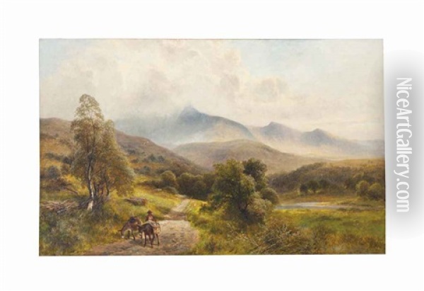 The Road Home Oil Painting - James Peel