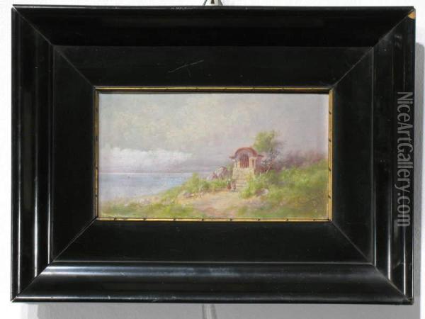 Suddeutsche Seenlandschaft Oil Painting - Gustav Eichhorn