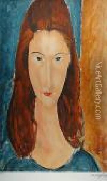 Felicia Oil Painting - Amedeo Modigliani