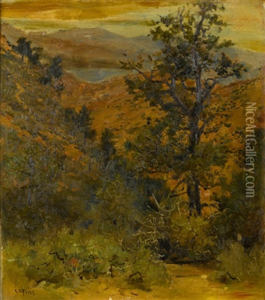 East San Diego Oil Painting - Charles Arthur Fries