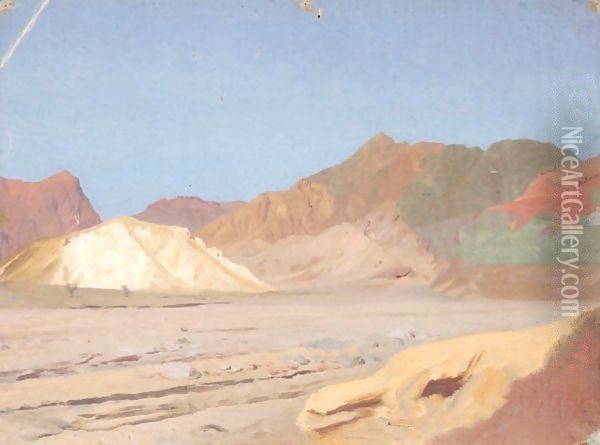 Route De Sinai Oil Painting - Jean-Leon Gerome
