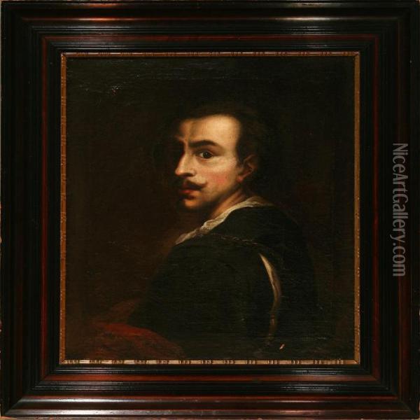 Self-portrait Of The Flemish Painter Anthony Van Dyck Oil Painting - Sir Anthony Van Dyck