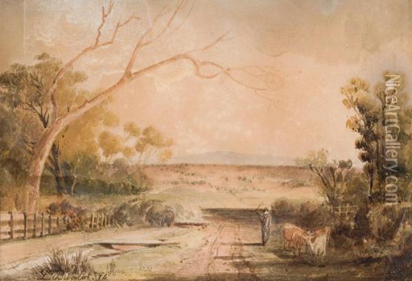 Landscape Oil Painting - Abraham Louis Buvelot