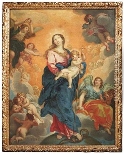 Immaculata Conceptio Oil Painting - Carlo Maratta