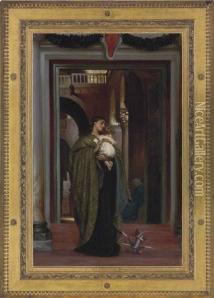 In St. Mark's Oil Painting - Lord Frederic Leighton