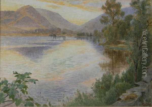 Grasmere Oil Painting - Harry Goodwin