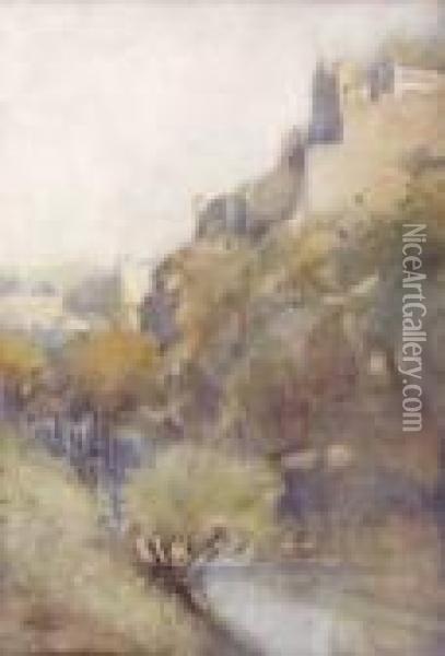 Edinburgh Castle Oil Painting - James Paterson