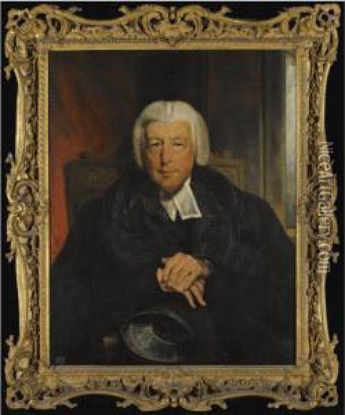 Portrait Of Dr. Cyril Jackson (1746-1819) Oil Painting - William Owen
