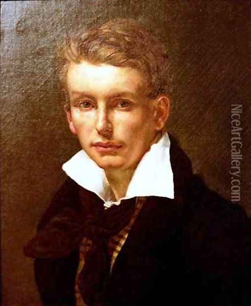 Portrait of a Young Man 2 Oil Painting - Theodore Gericault