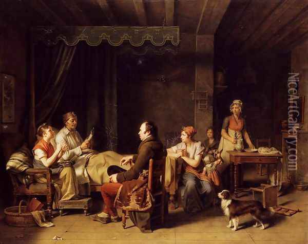 The Messenger of The Good News, 1806 Oil Painting - Martin Drolling