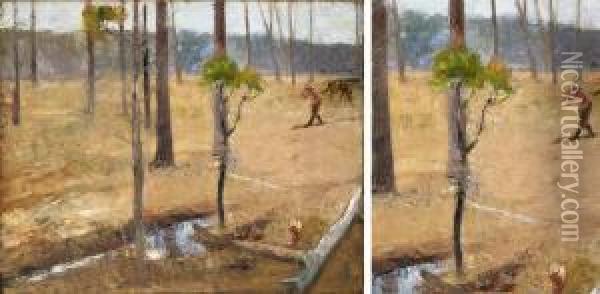 Dessous De Bois En Floride Oil Painting - Guillaume Van Strydonck
