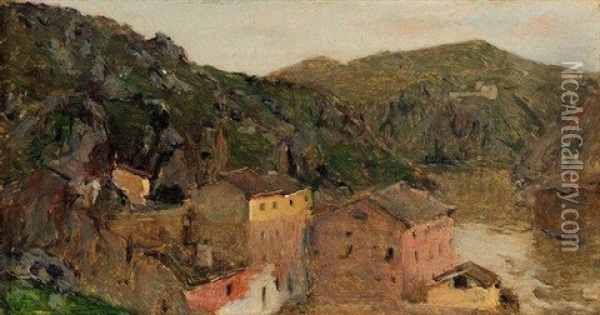 Vista Del Tajo Oil Painting - Aureliano De Beruete
