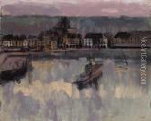 Bassin Dieppe Oil Painting - Walter Richard Sickert