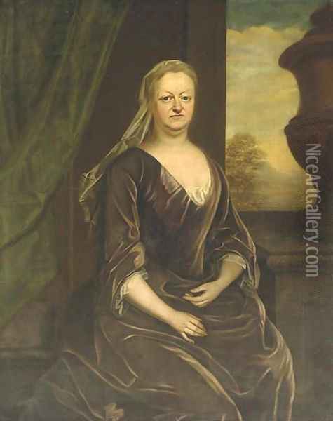 Portrait of Leonora Marescoe, Lady Frederick Oil Painting - John Vanderbank