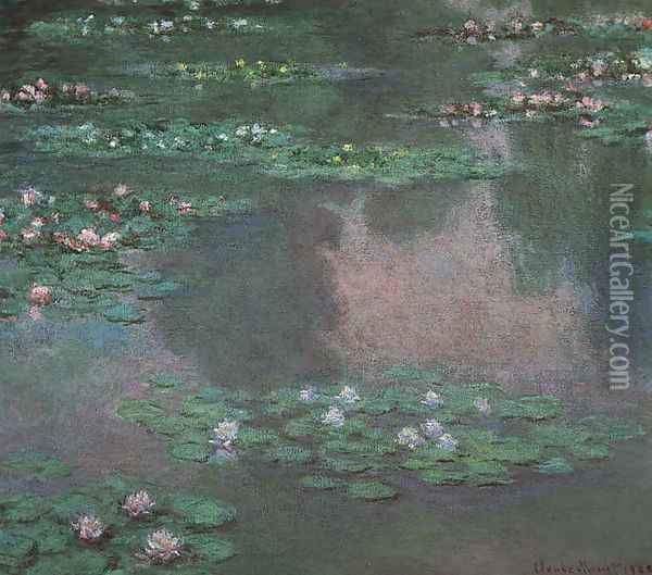 Water Lillies I Oil Painting - Claude Oscar Monet
