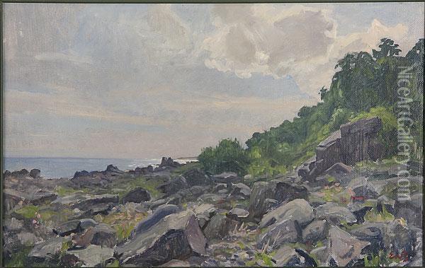 Coastal Landscape Oil Painting - Erik William Johnson