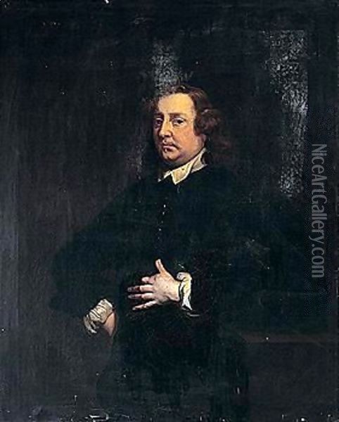 Portrait Of Colonel Fettiplace Oil Painting - Sir Peter Lely