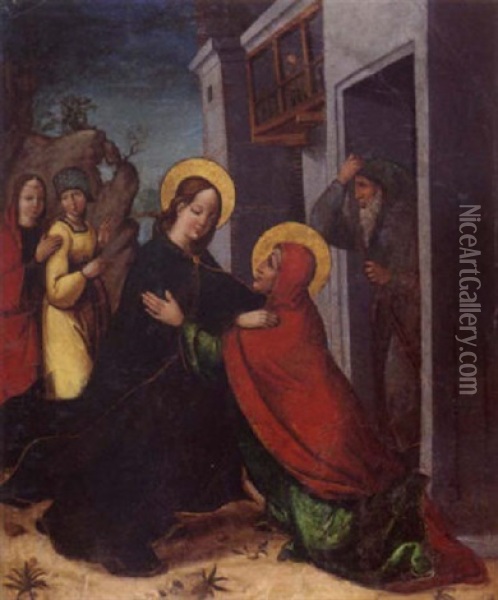Anunciacion Oil Painting - Pedro De Cisneros
