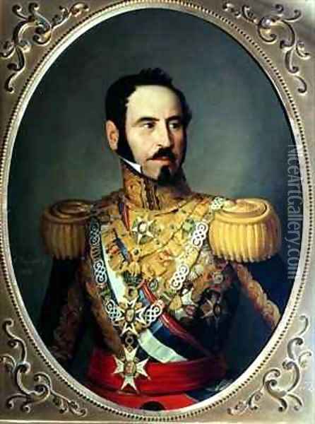 General Baldomero Espartero 1792-1879 Oil Painting - Antonio Maria Esquivel Suarez de Urbina