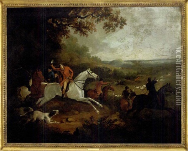 Colonel Thornton, Breaking Cover Oil Painting - Philipp Reinagle