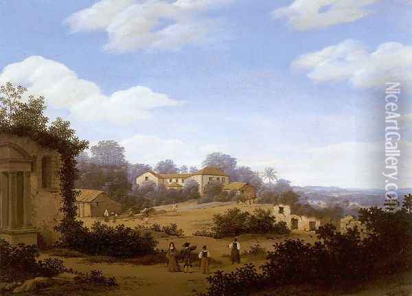 The Episcopal Church of Olinda 1662 Oil Painting - Frans Jansz. Post