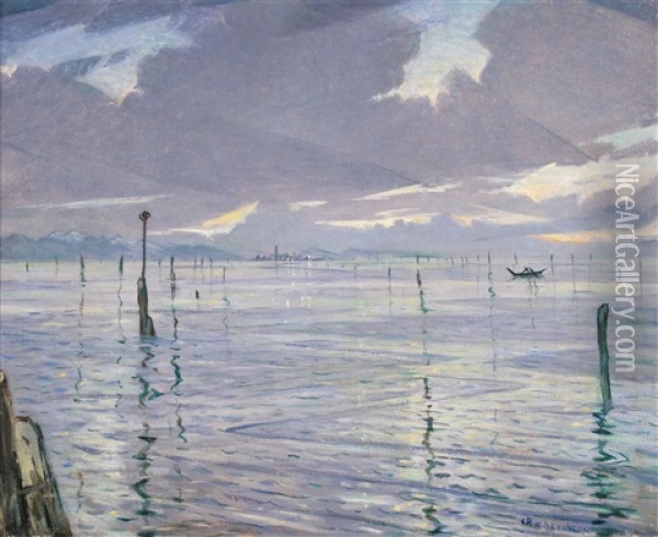 Torcello, Venice Oil Painting - Christopher Richard Wynne Nevinson