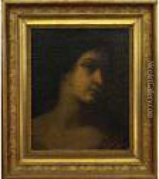 Jeune Femme En Buste Oil Painting - Guido Reni