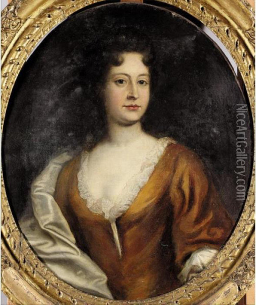 Portrait Of A Lady Oil Painting - Sir Godfrey Kneller