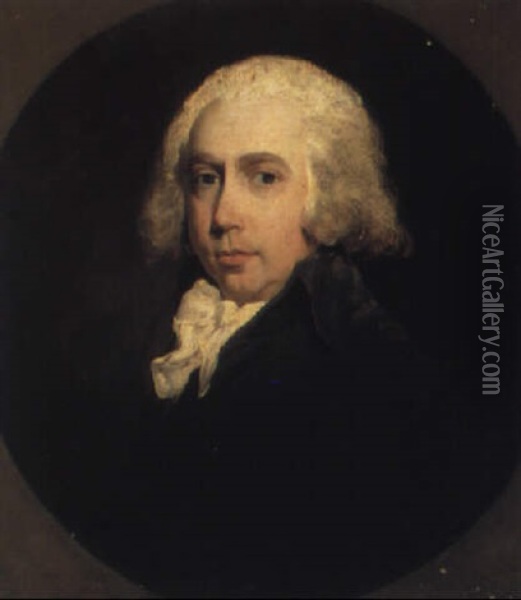 Portrait Of Sir James Lowther, 5th Bt. Oil Painting - John Opie