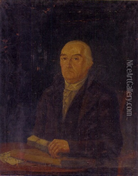 Portrait Of John Appleton, Son Of The Reverend Nathanial Appleton, D.d. Of Cambridge, Massachusetts Oil Painting - Michele Felice Corne