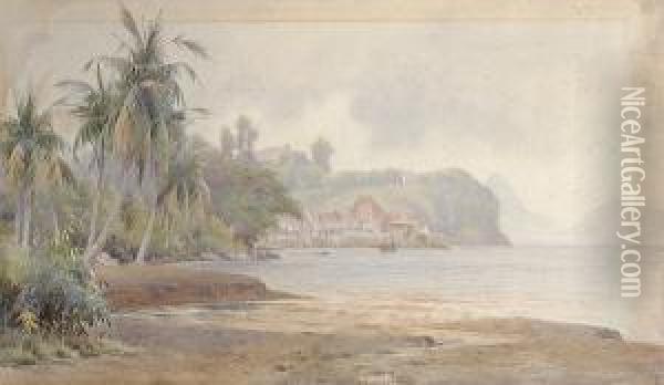 St Georges, Grenada, West Indies Oil Painting - Alma Claude Burlton Cull